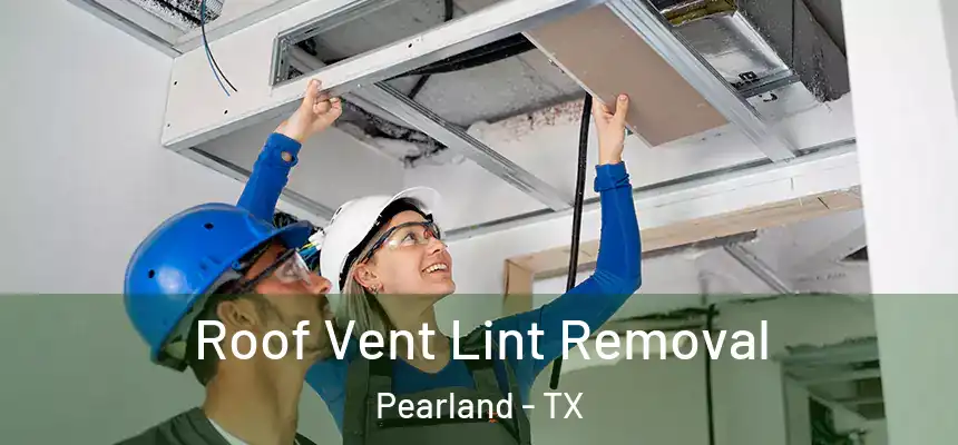 Roof Vent Lint Removal Pearland - TX